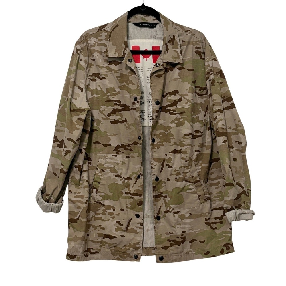 Raised by Wolves Mens Camo Field Jacket Multicam Ripstop‎ Blood Chit Large B4